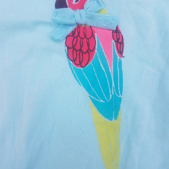 NWOT Tulle Turquoise Short Sleeve Dress Sz 5 Girls - Picture 3 of 4